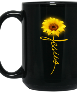 Sunflower Jesus Mugs