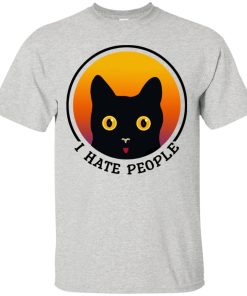 Black Cat I hate people t shirt, tank, hoodie Black Cat I hate people t shirt, tank, hoodie
