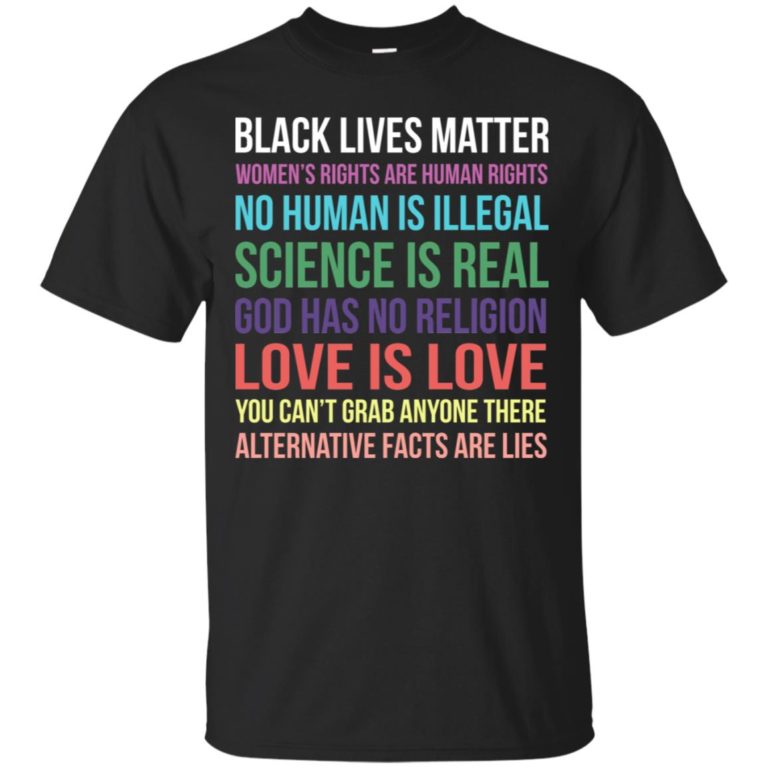 Black lives matter women’s rights are human rights t shirt, tank, hoodie