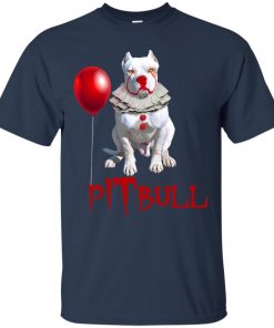 Pitbull IT Clown Halloween T shirt, Ls, Hoodie Pitbull IT Clown Halloween T shirt, Ls, Hoodie