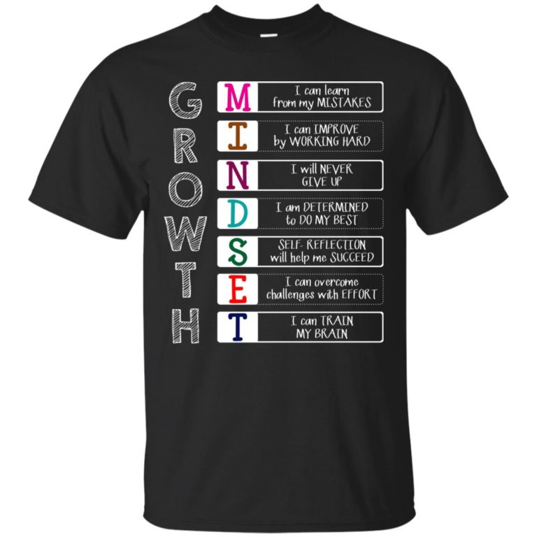 Growth Mindset – Mistakes Improve Never Determined T shirt, Ls, Sweatshirt