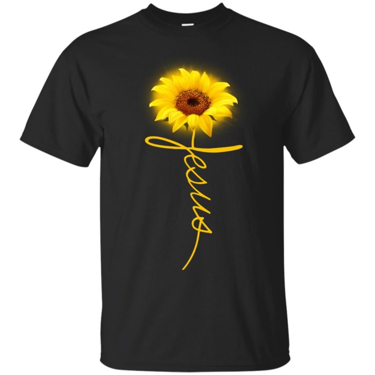 Sunflower Jesus T shirt, Ls, Sweatshirt