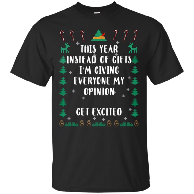 This year instead of gifts I'm giving everyone my opinion get excited t ...
