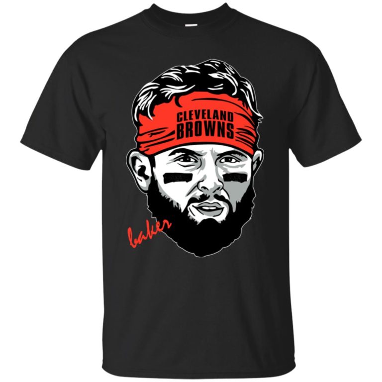 Mayfield Cler Browns Face T shirt, Ls, Hoodie