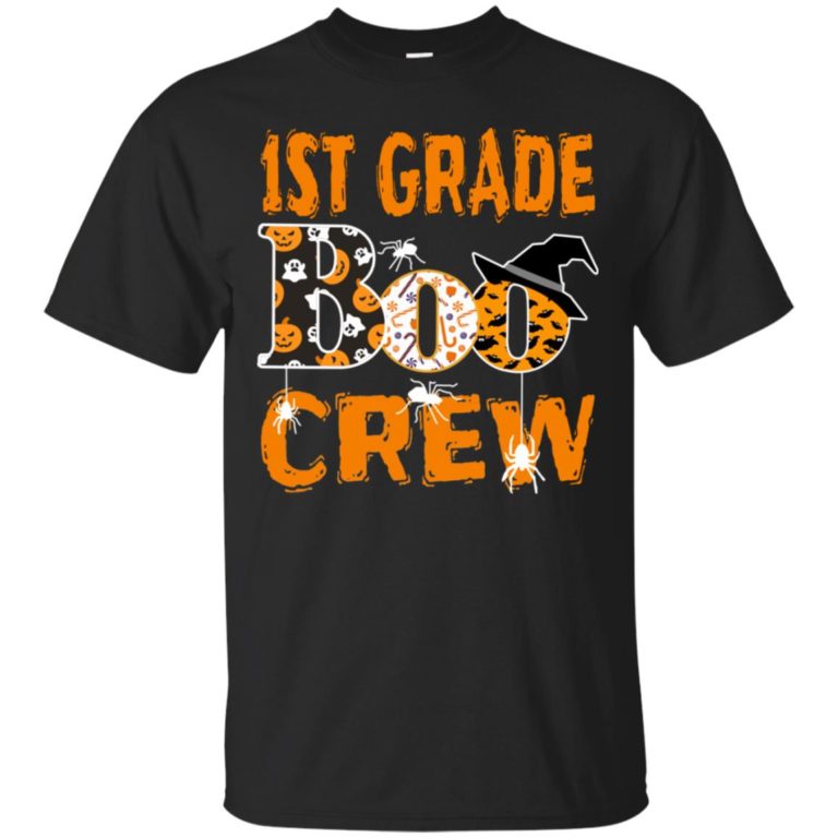 1st Grade Boo Crew T shirt, Ls, Hoodie