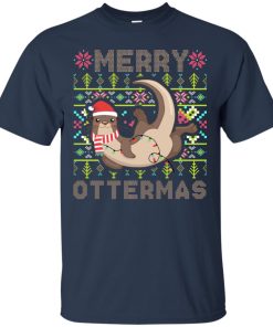 Mery Ottermas Ugly Christmas Sweater, T shirt, Ls