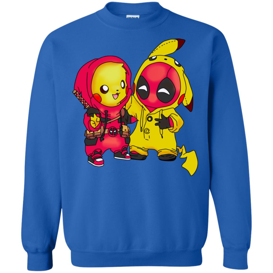 pikachu deadpool pullover