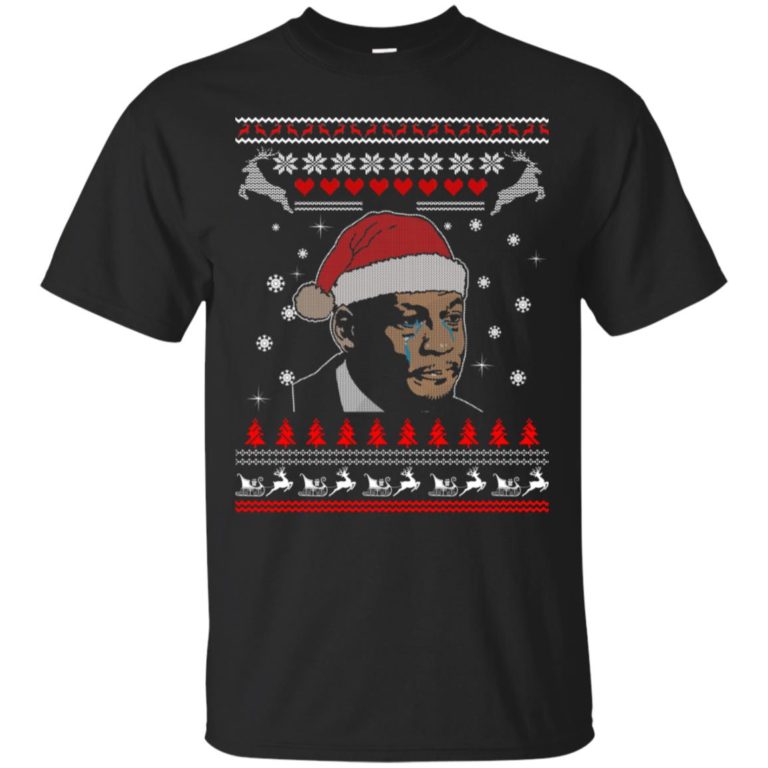 Crying Jordan Christmas T shirt, Ls, Sweatshirt