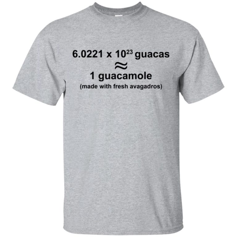 Made with fresh avagadros t shirt, long sleeve, hoodie