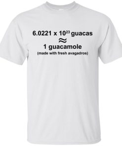 Made with fresh avagadros t shirt, long sleeve, hoodie