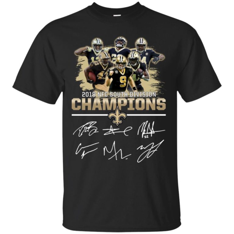 New Orleans Saints – 2018 NFC south division champions t shirt, tank, hoodie