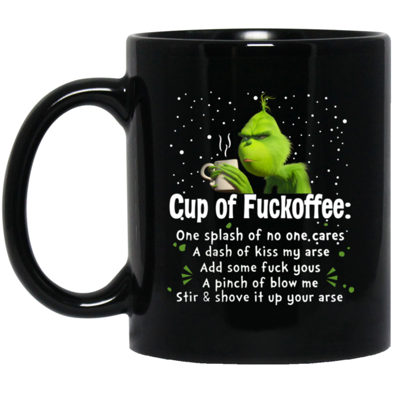 Ginch Cup of fuckoffee one splash of no one cares mugs
