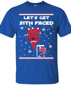 Star Wars Christmas Lets Get Sith Faced T Shirt, Long Sleeve, Sweater