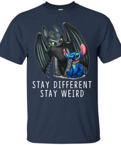 Toothless and Stitch Stay different stay weird T shirt, Ls, Sweater Toothless and Stitch Stay different stay weird T shirt, Ls, Sweater