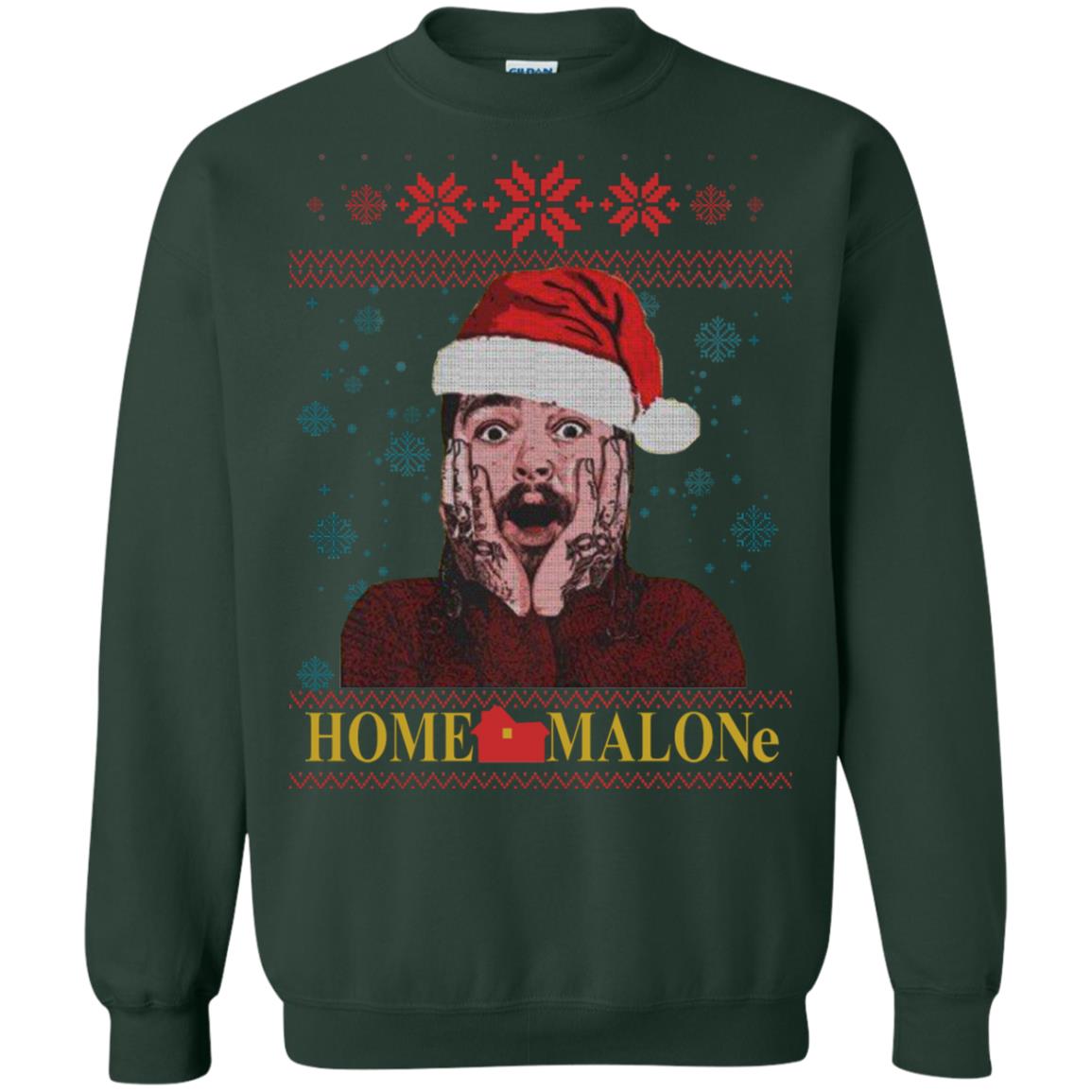 Download Home Malone Post Malone Christmas Sweatshirt, Ls, Hoodie ...