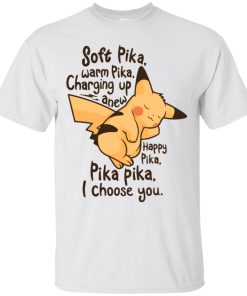 Pikachu soft Pika warm Pika charging up anew happy Pika t shirt, ls, hoodie Pikachu soft Pika warm Pika charging up anew happy Pika t shirt, ls, hoodie