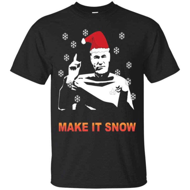 Star Data Trek Make it Snow T shirt, Ls, Sweatshirt