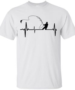 Fly Fishing Heartbeat Pulse Man shirt Fly Fishing Heartbeat Pulse Man shirt