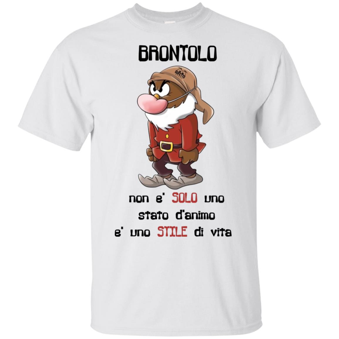 T-Shirt Donna Bambina Brontolo Non È Solo Uno Stato D/'ANIMO È Uno Stile di Vita