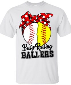 Softball Busy raising ballers t shirt, tank, hoodie
