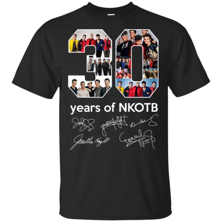 30 Years Of NKOTB Signatures T shirt, Tank, Hoodie