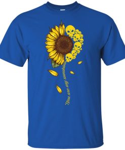 Skull sunflower You are my sunshine t shirt, tank