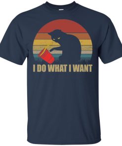 Cat – I do what I want shirt, tank, hoodie