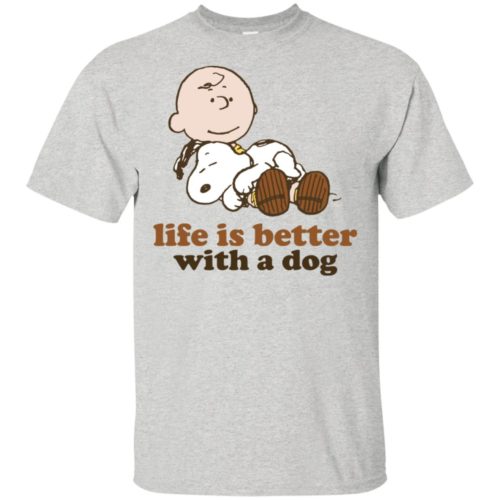 Snoopy life is a better with a dog t shirt, tank, hoodie