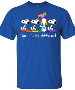 Snoopy kiss my ass dare to be different hoodie, ls, t shirt
