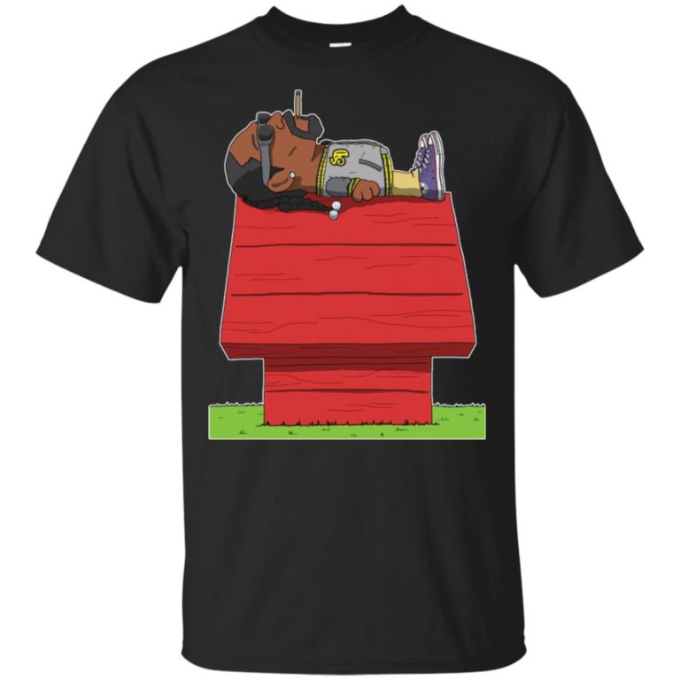 Snoop Dogg Sleeping On Snoopy’s House T shirt, Hoodie, Ls