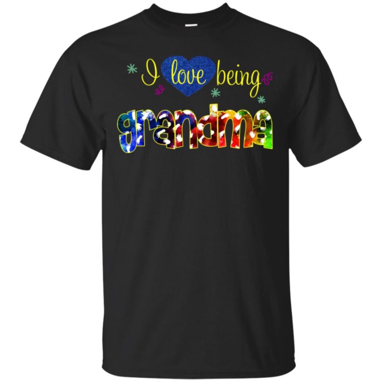 Heart I love being grandma t shirt, ls, tank top