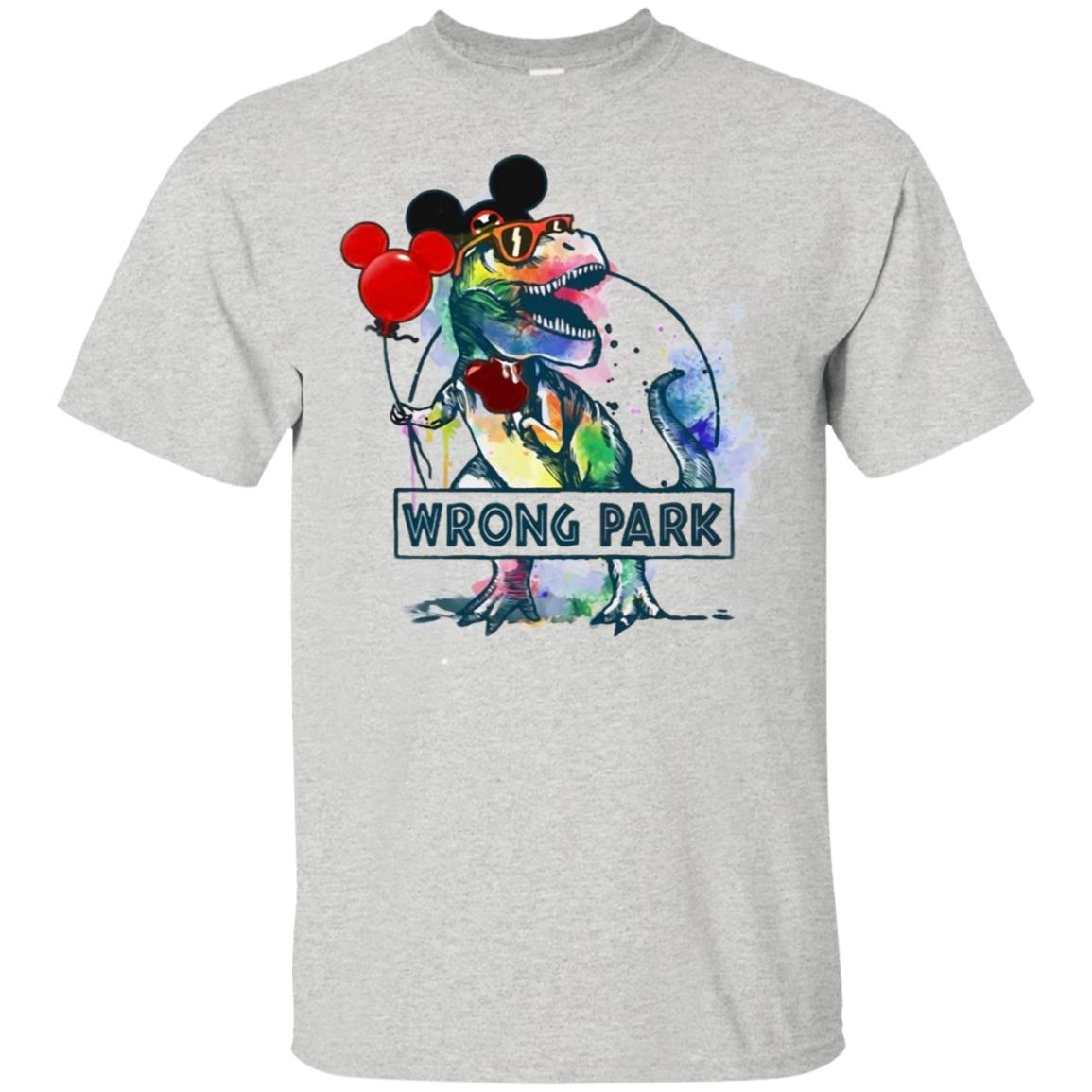 Dinosaur T rex Mickey Wrong Park Hoodie, Tank, T shirt - RobinPlaceFabrics