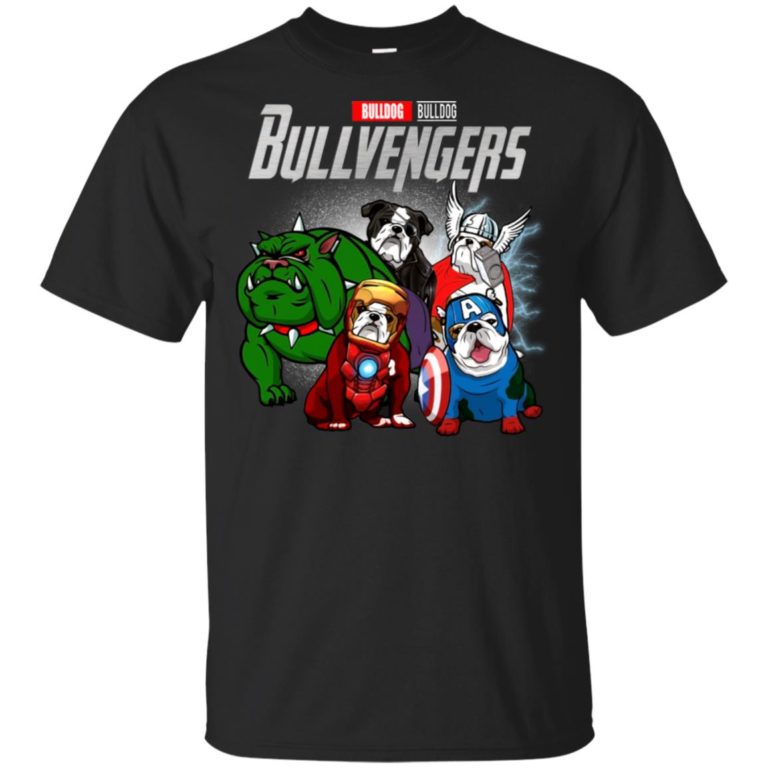 Marvel avengers endgame bulldog bullvengers shirt