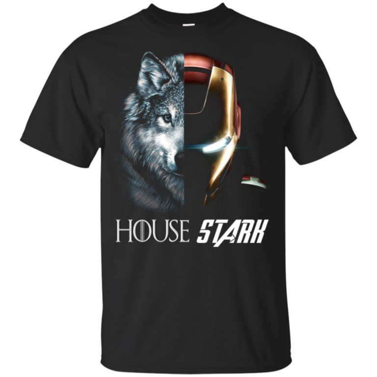 Game of Thrones House Stark Wolf and Tony Stark Iron Man t shirt, tank top, hoodie