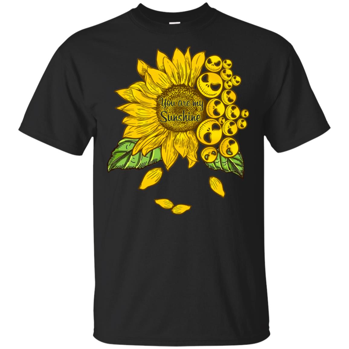 Jack Skellington sunflower you are my sunshine shirt