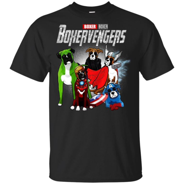 Boxer dog boxervengers avengers endgame shirt