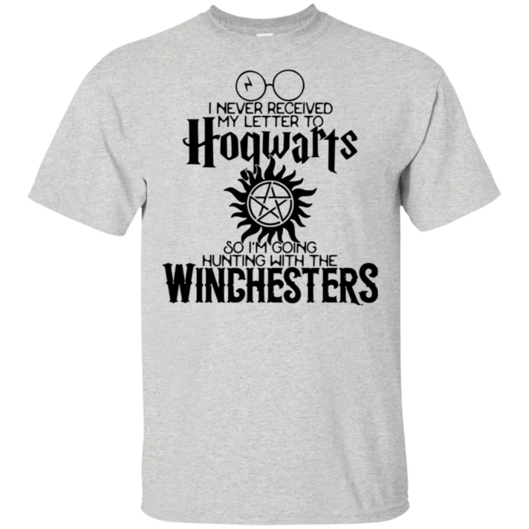 I never received my letter to Hogwarts so I’m going hunting with the Winchesters t shirt, tank, hoodie