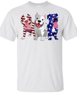 Pitbull American flag t shirt, tank, hoodie
