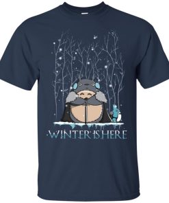 Totoro Game of Thrones Winter is here t shirt, tank, hoodie Totoro Game of Thrones Winter is here t shirt, tank, hoodie