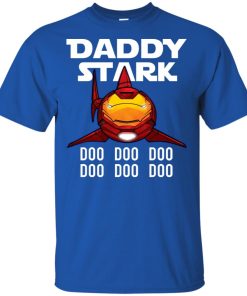 Iron Man Daddy Stark shark doo doo doo t shirt, tank, v neck