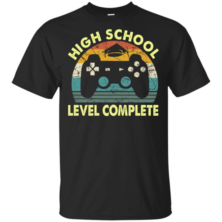 2019 High school level complete gamer graduation t shirt