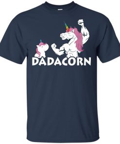 Unicorn dadacorn t shirt, vneck