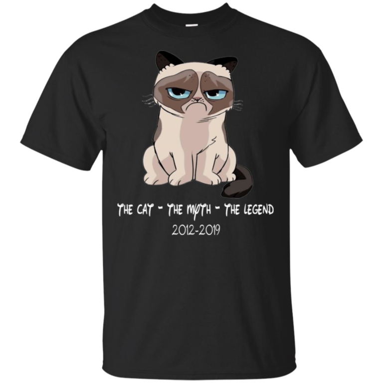 RIP Grumpy Cat The cat the myth the legend thank you for the memes hoodie, t shirt