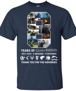 8 years of Game of Thrones – Thank you for the memories hoodie, t shirt 8 years of Game of Thrones – Thank you for the memories hoodie, t shirt