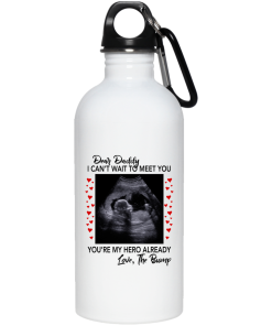 Dear Daddy I can’t wait to meet you you’re my hero already love the bump mugs