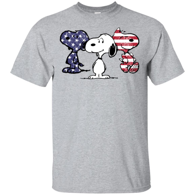 Independence day 4th of July Snoopy America flag hoodie, t shirt
