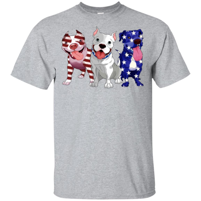 Independence day 4th of July Pitbull American flag hoodie, t shirt