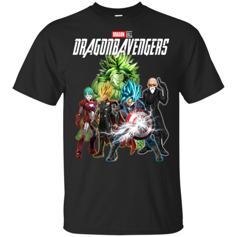 Marvel Avengers Dragon Ball Dragonbavengers T shirt, Ls, Hoodie