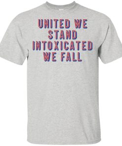 United we stand intoxicated we fall hoodie, t shirt