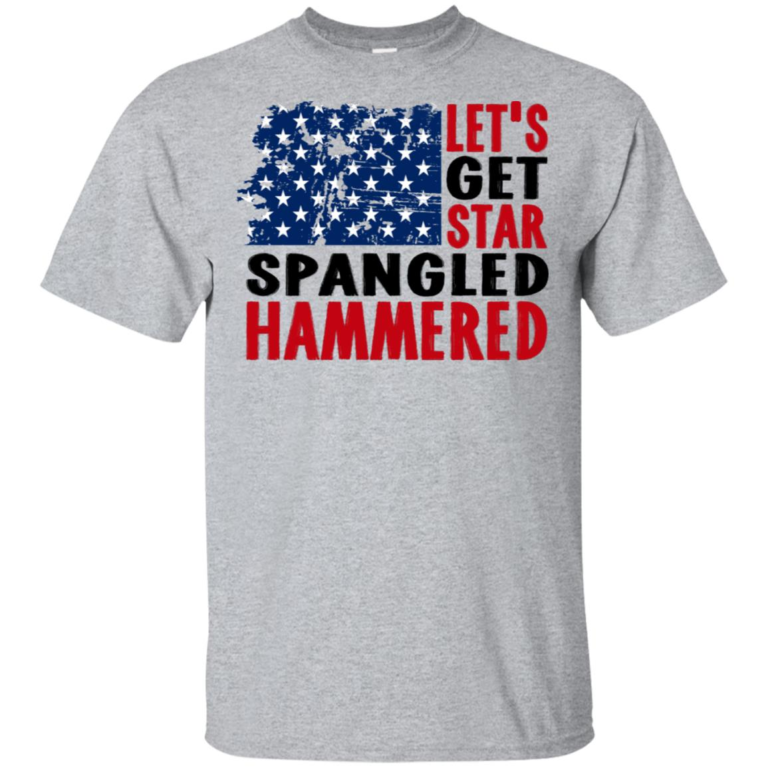 Let’s get star spangled hammered hoodie, t shirt